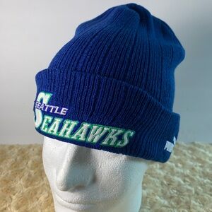 Seattle Seahawks Puma NFL Pro Line Embroidered Beanie Hat O/S